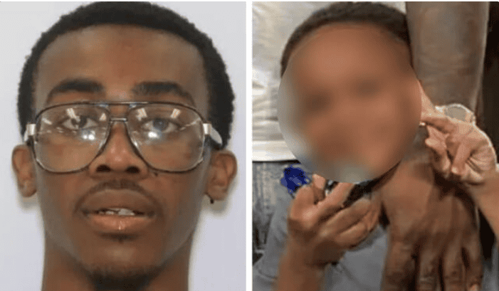 Es un joven con gafas de aumento y expresión facial neutral, tomado en un fondo blanco.