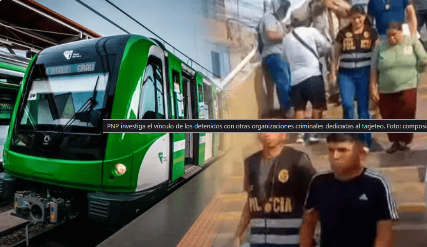 Furgoneta de transporte público en Loreto, Perú, en operativo policial para garantizar la seguridad ciudadana.