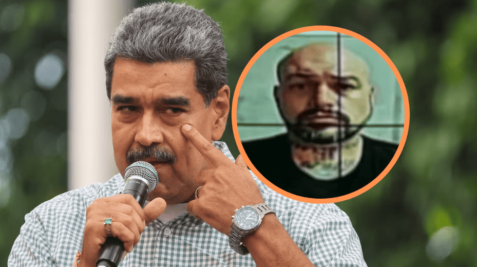 Acuerdo criminal y corrupción, imagen de un político señalándose el ojo con un objetivo en la cara, en contexto de noticias de Loreto Noticias en Perú.