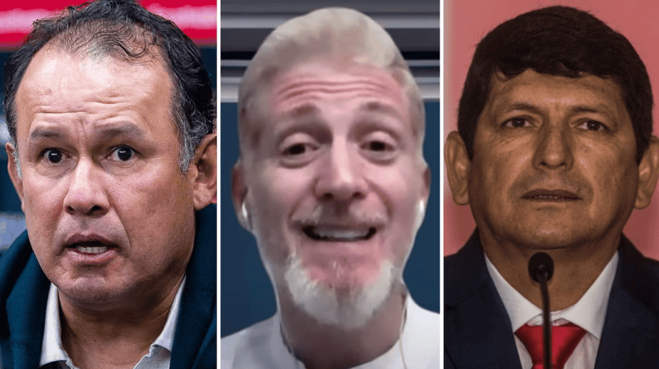 Varios líderes políticos en una conferencia de prensa, reflejando temas de actualidad política en Loreto Noticias.