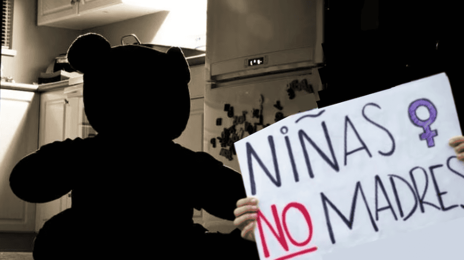 Niñas no madres manifestación en Perú.